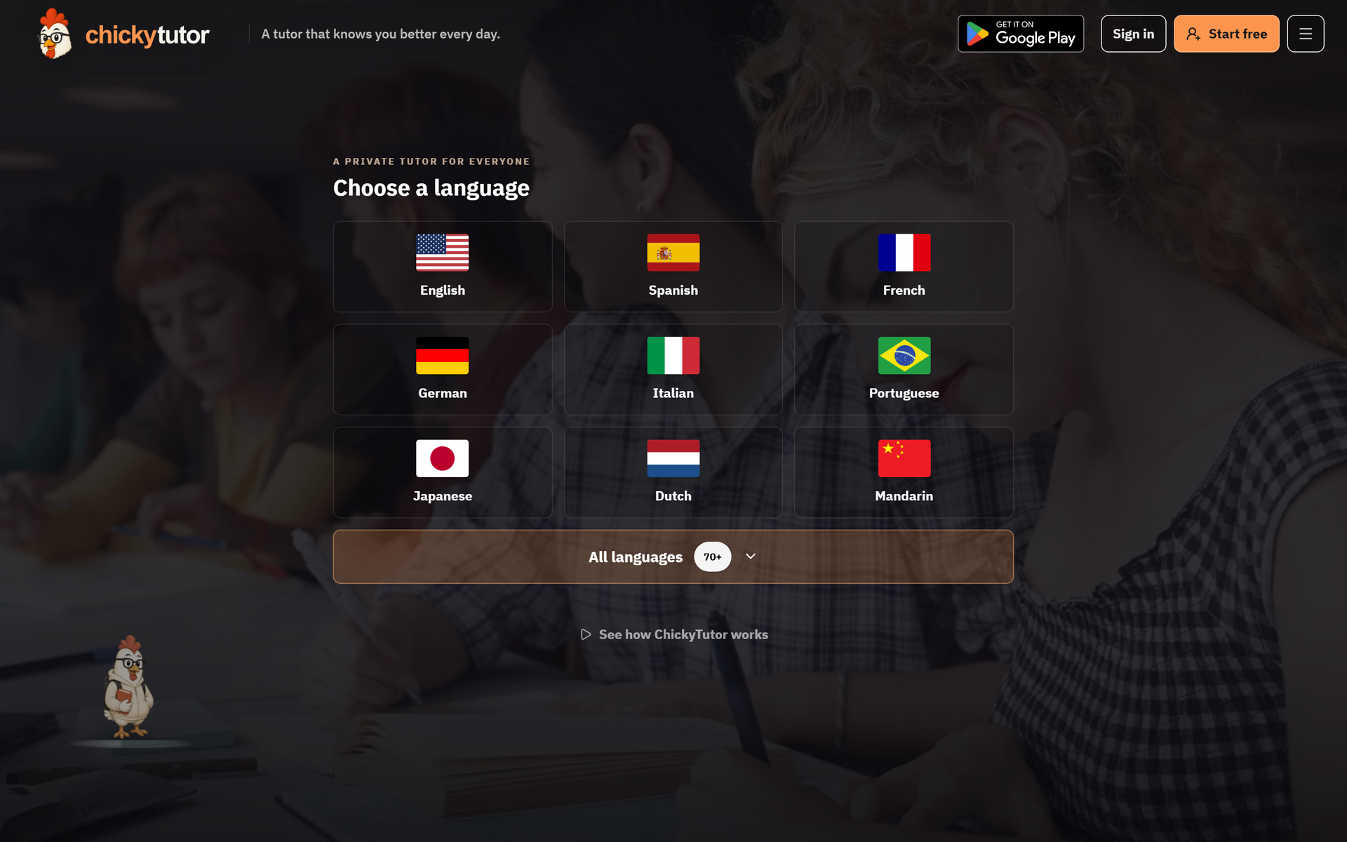 ChickyTutor