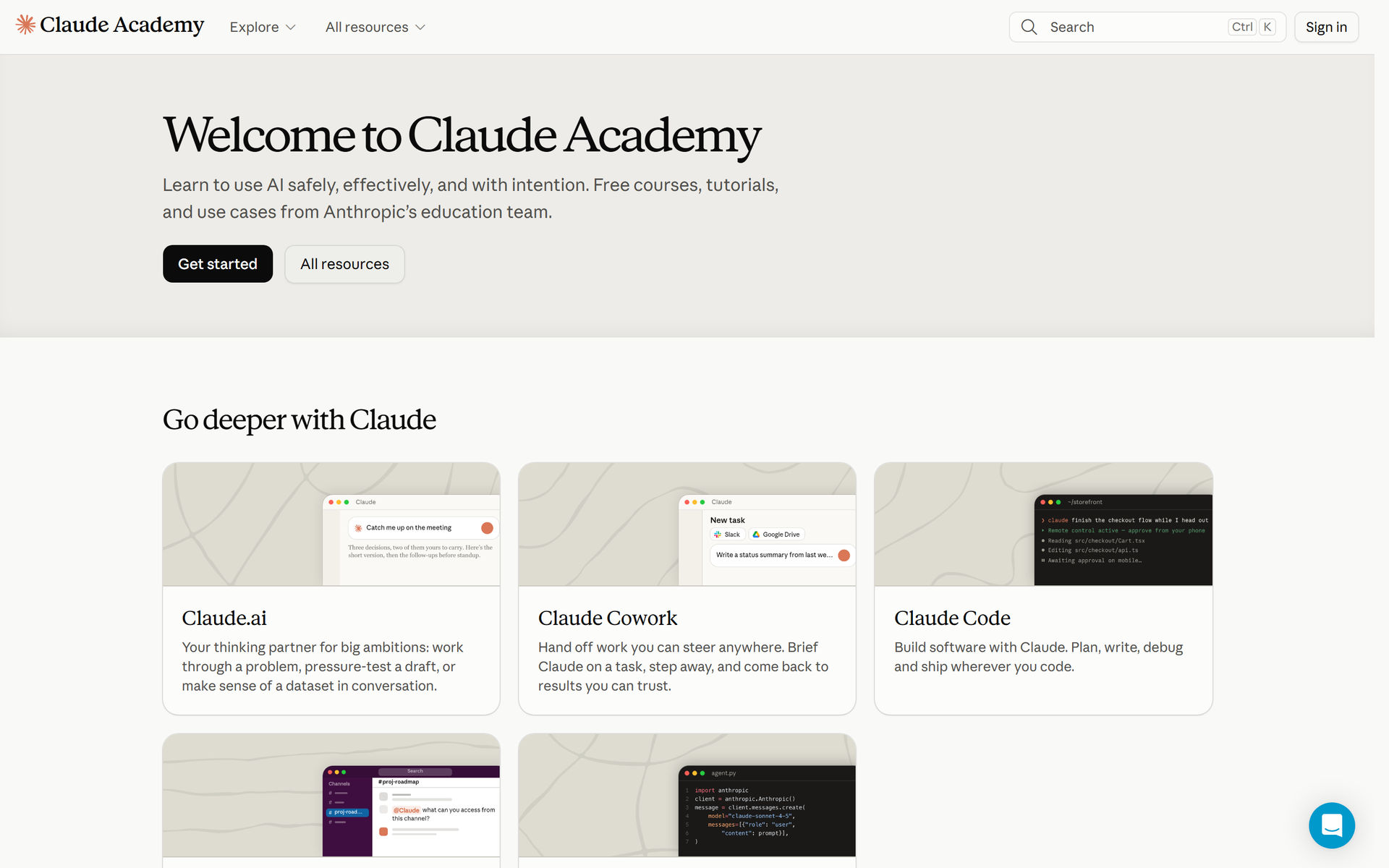 Claude Academy