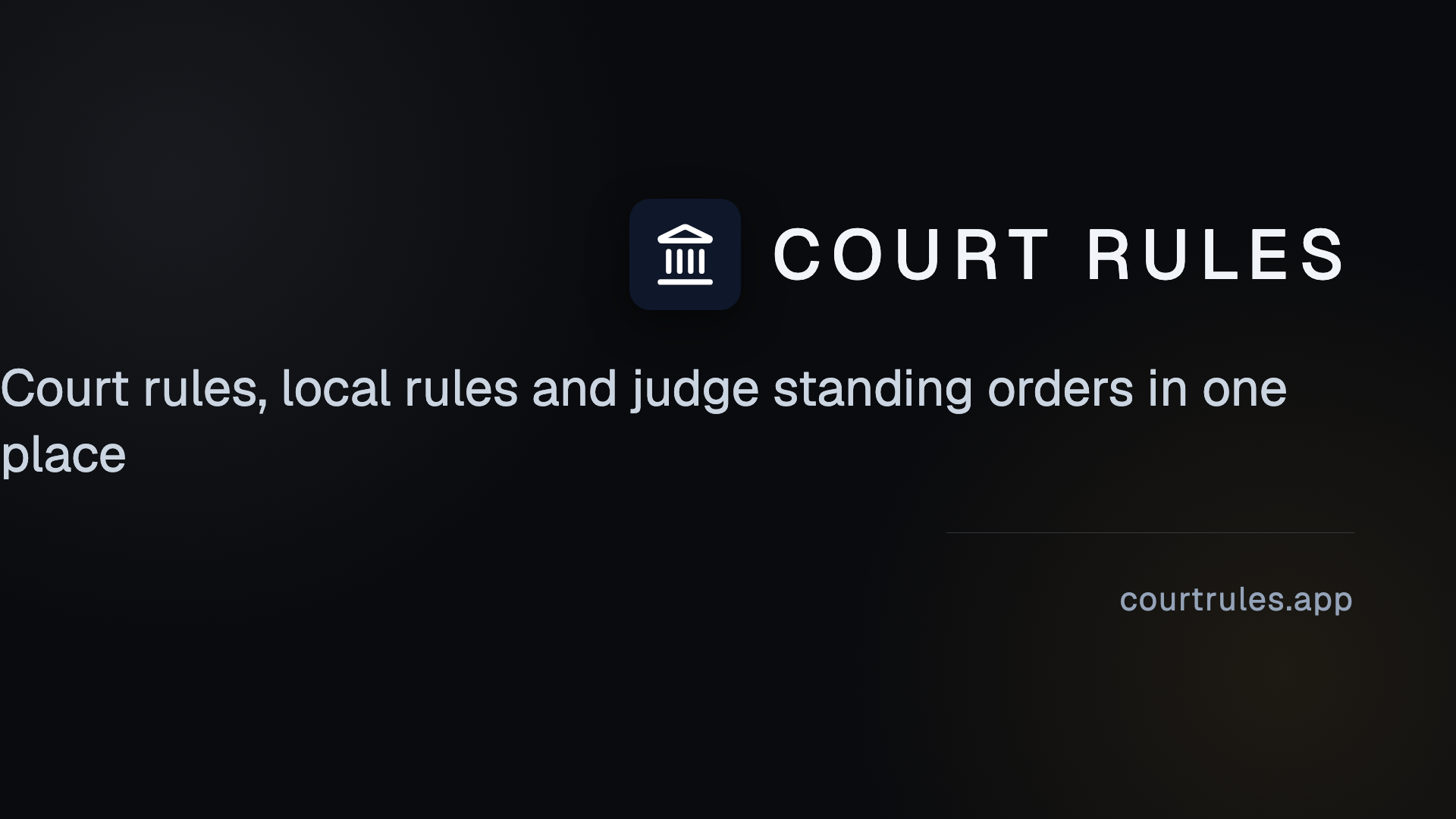 CourtRules