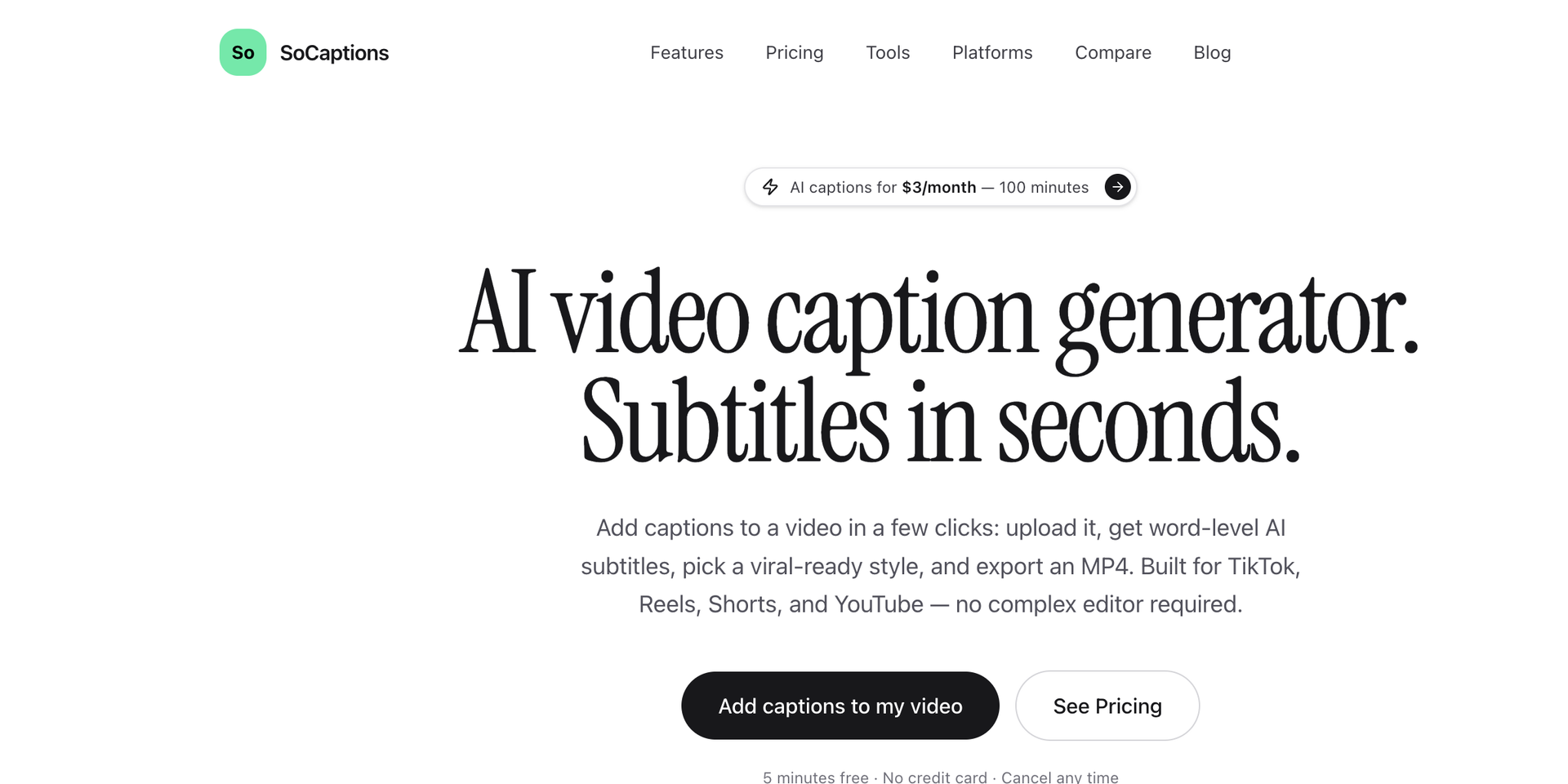 SoCaptions