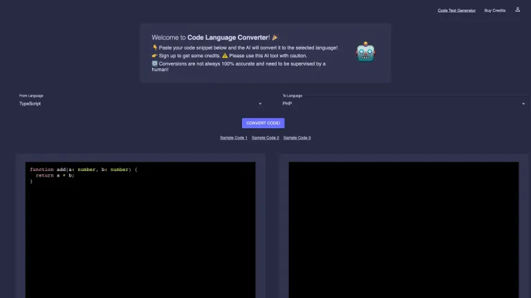 CodeLanguageConverter