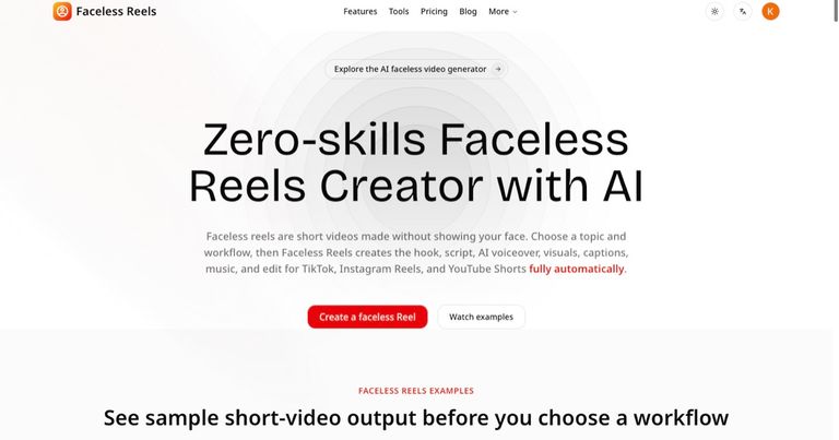 Faceless Reels