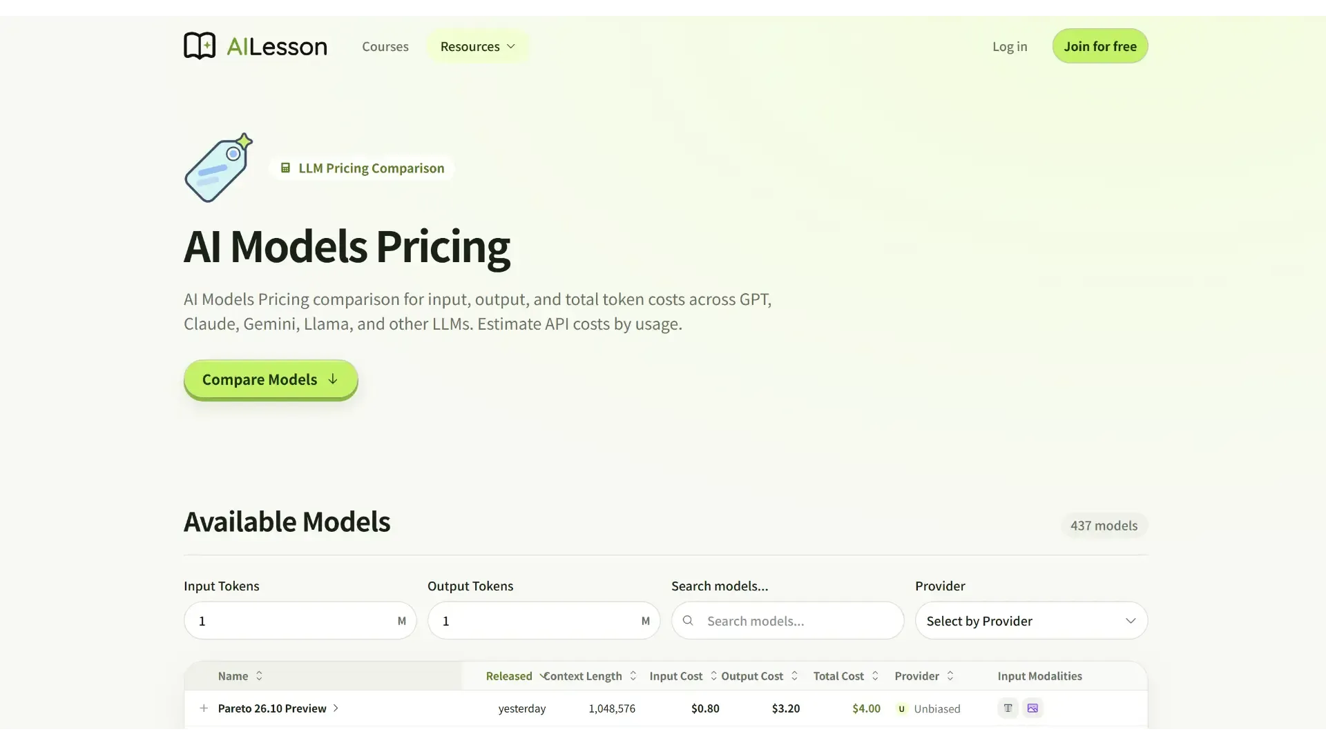 LLM Pricing