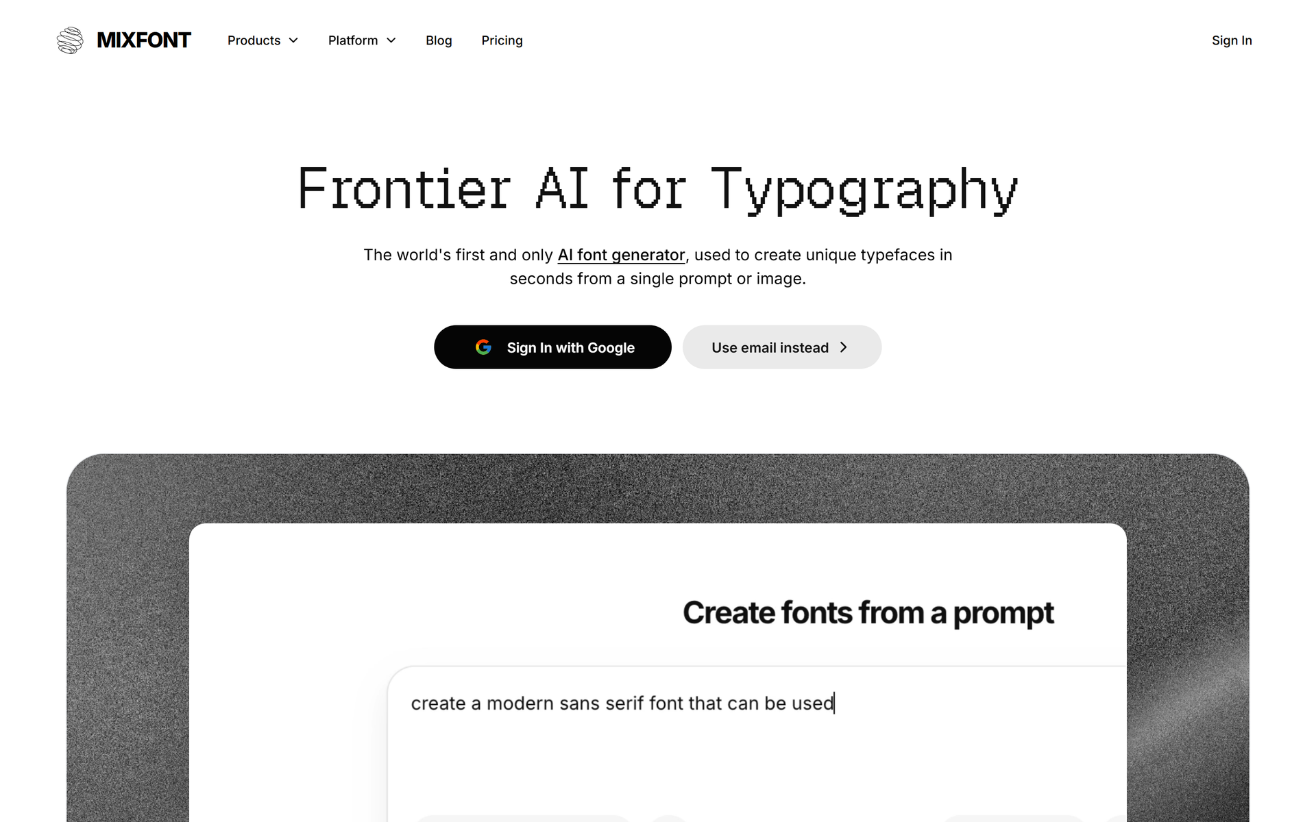 Mixfont