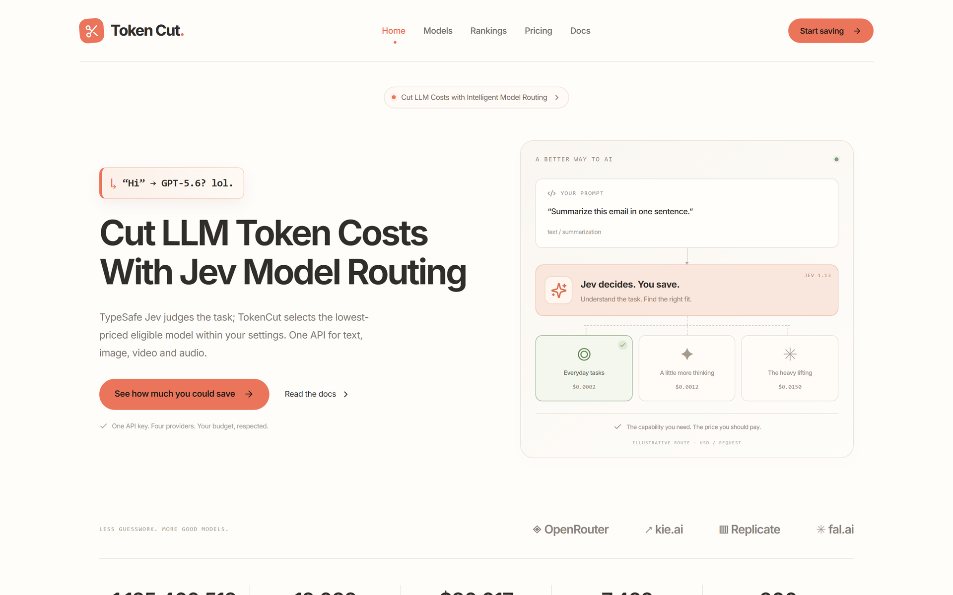 Token Cut